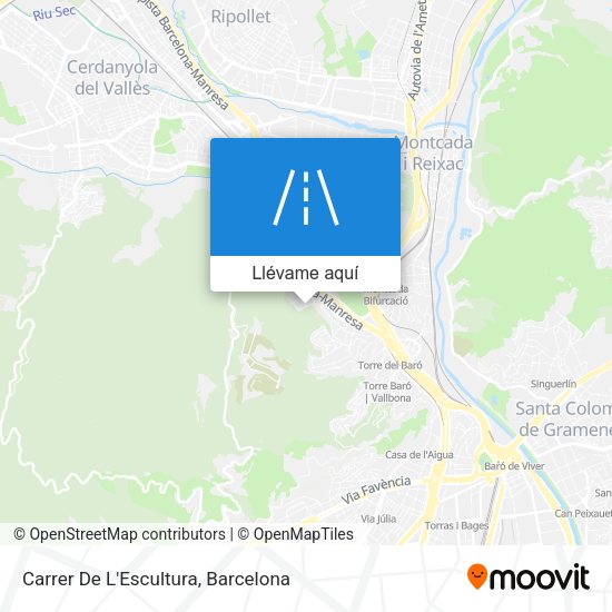 Mapa Carrer De L'Escultura