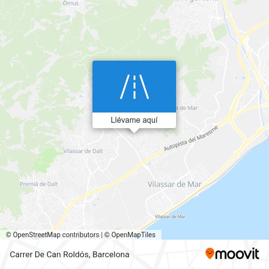 Mapa Carrer De Can Roldós