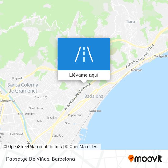 Mapa Passatge De Viñas