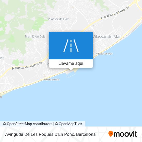 Mapa Avinguda De Les Roques D'En Ponç