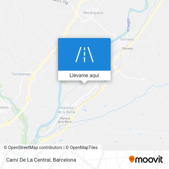 Mapa Camí De La Central