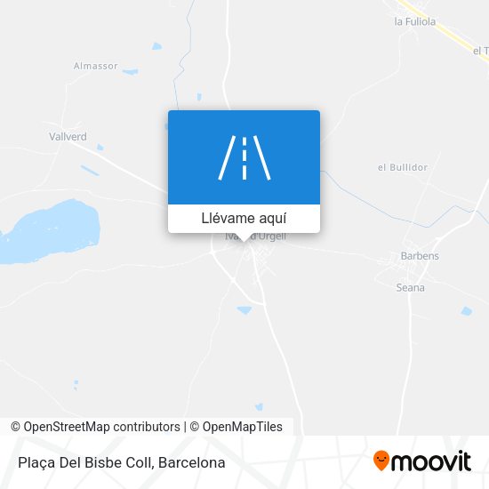 Mapa Plaça Del Bisbe Coll