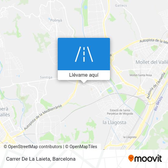 Mapa Carrer De La Laieta