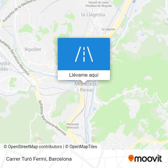 Mapa Carrer Turó Fermí
