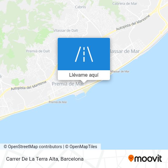 Mapa Carrer De La Terra Alta