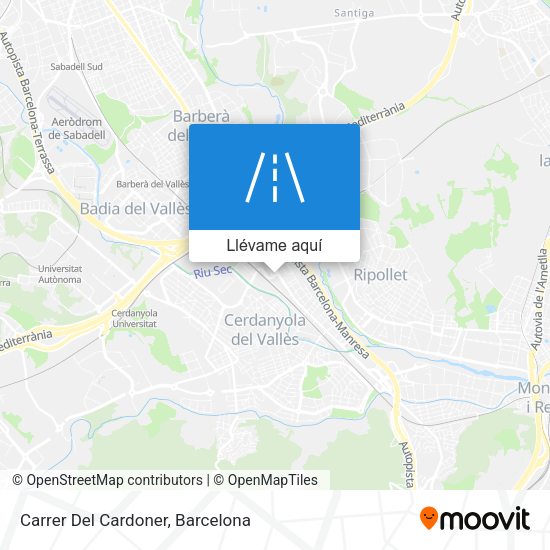 Mapa Carrer Del Cardoner