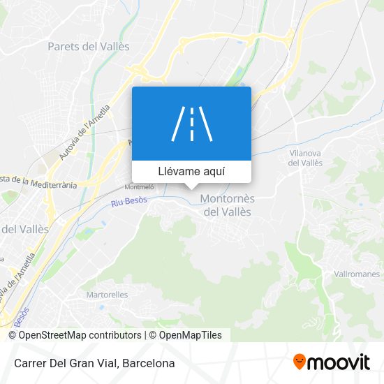 Mapa Carrer Del Gran Vial