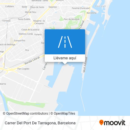 Mapa Carrer Del Port De Tarragona