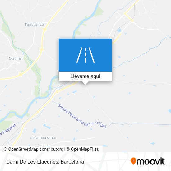 Mapa Camí De Les Llacunes