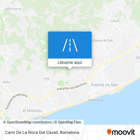 Mapa Camí De La Roca Del Cavall
