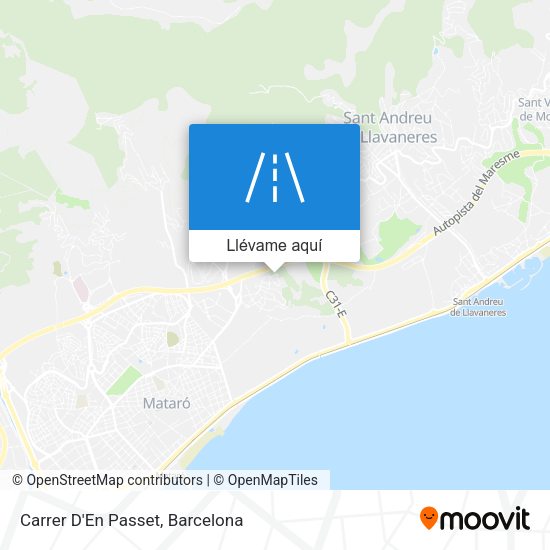 Mapa Carrer D'En Passet