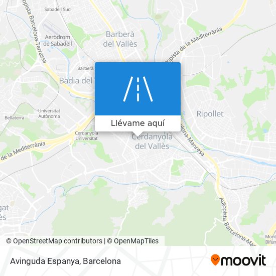 Mapa Avinguda Espanya