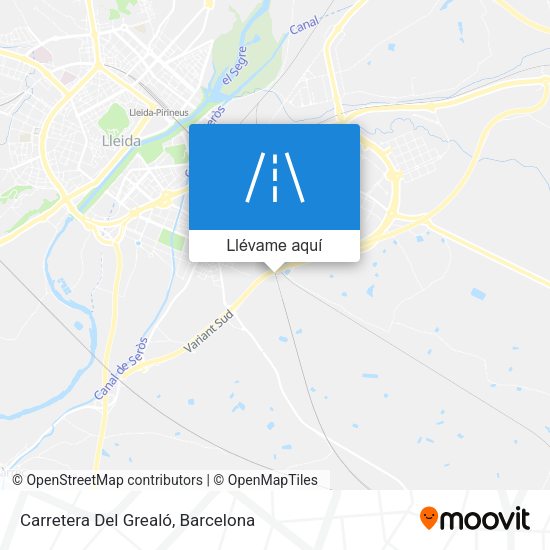 Mapa Carretera Del Grealó