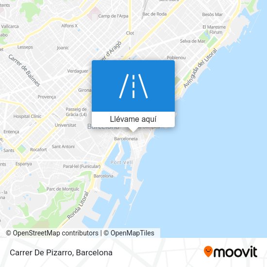 Mapa Carrer De Pizarro