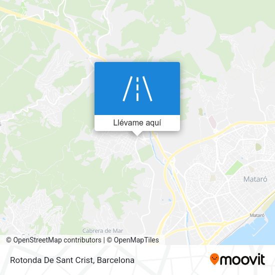 Mapa Rotonda De Sant Crist