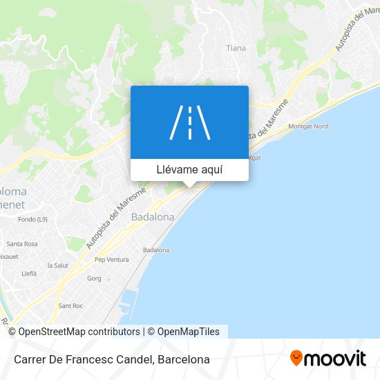 Mapa Carrer De Francesc Candel