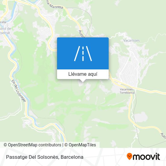 Mapa Passatge Del Solsonès