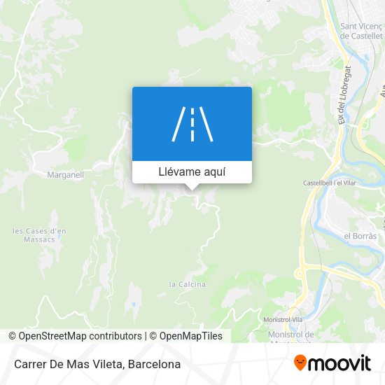 Mapa Carrer De Mas Vileta