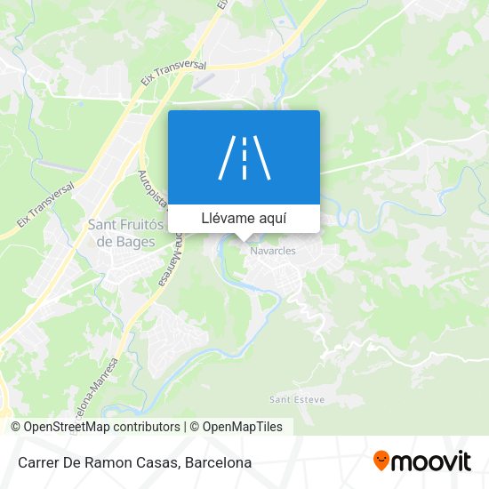 Mapa Carrer De Ramon Casas