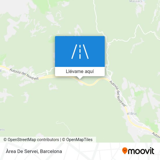 Mapa Àrea De Servei