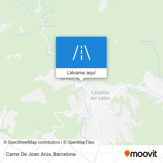 Mapa Carrer De Joan Arús