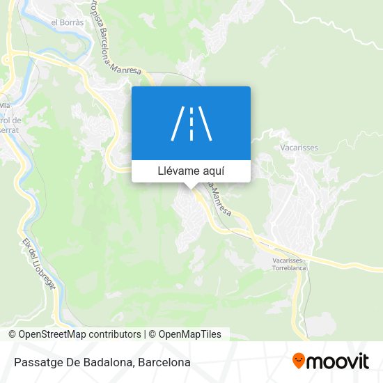 Mapa Passatge De Badalona