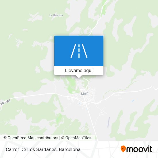 Mapa Carrer De Les Sardanes