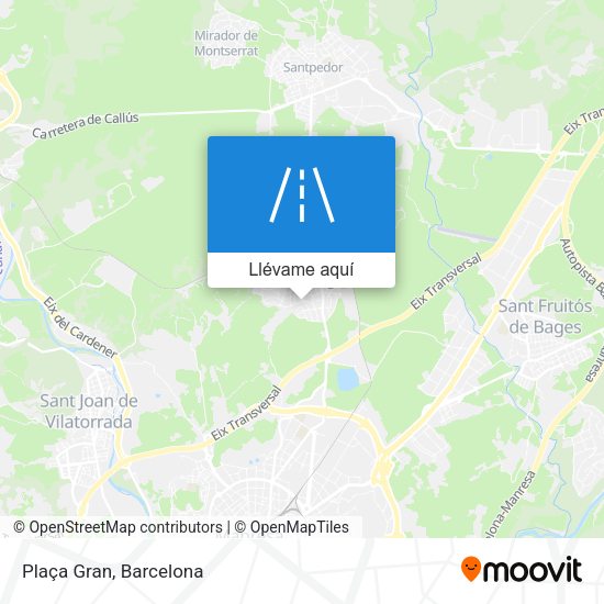 Mapa Plaça Gran