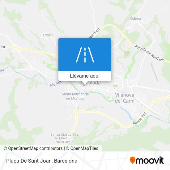 Mapa Plaça De Sant Joan