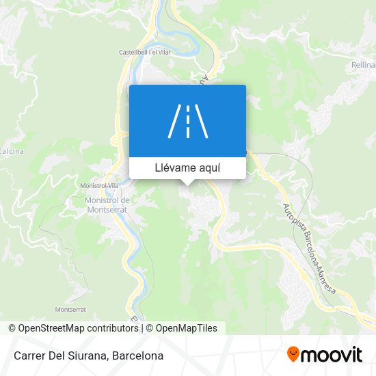 Mapa Carrer Del Siurana