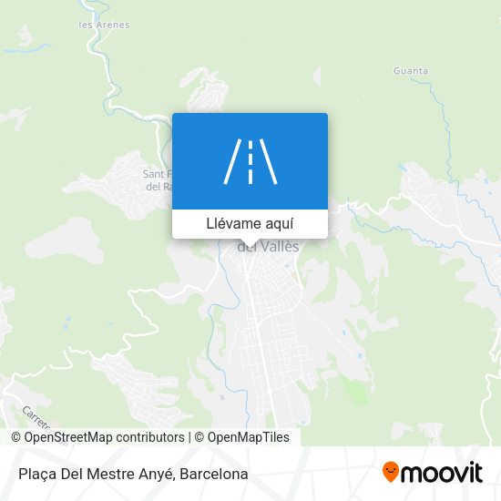 Mapa Plaça Del Mestre Anyé