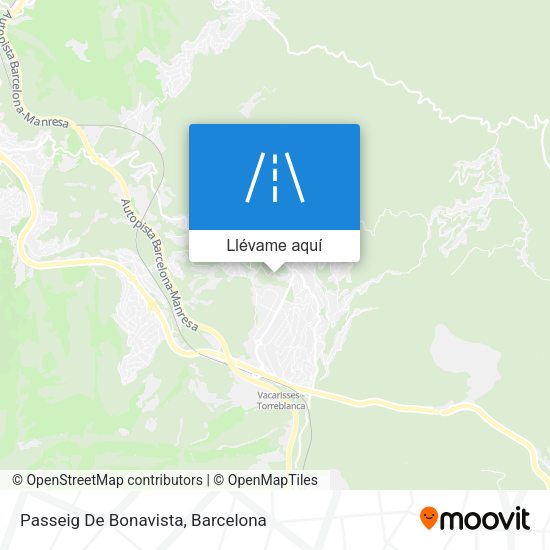 Mapa Passeig De Bonavista