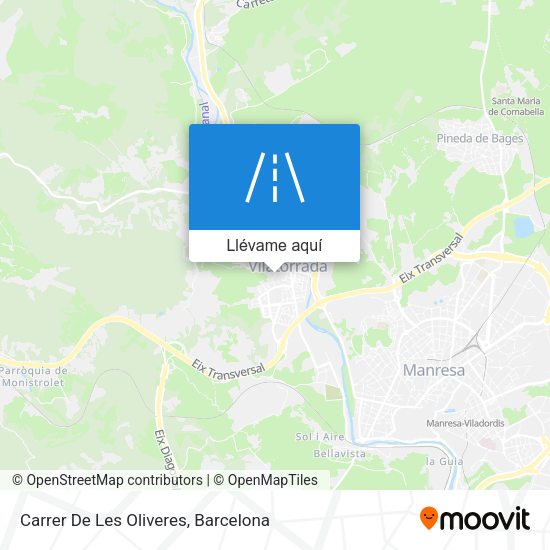 Mapa Carrer De Les Oliveres