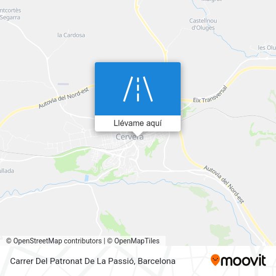 Mapa Carrer Del Patronat De La Passió