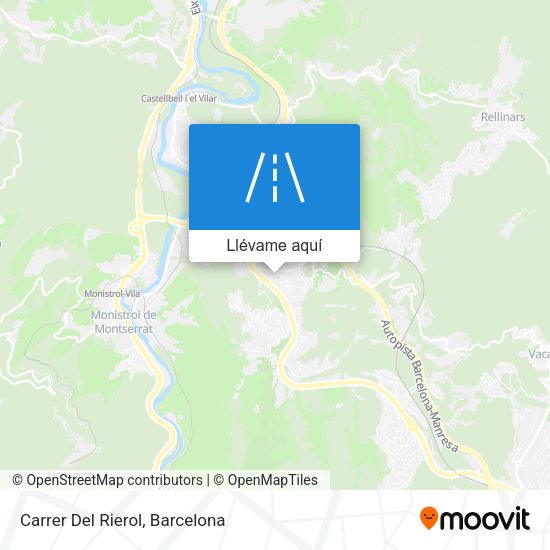 Mapa Carrer Del Rierol