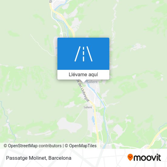 Mapa Passatge Molinet