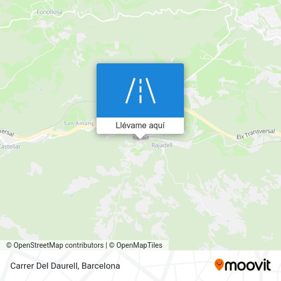 Mapa Carrer Del Daurell