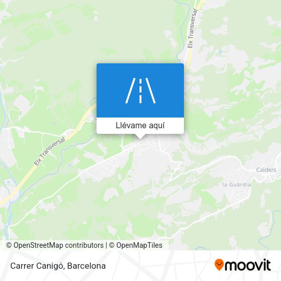 Mapa Carrer Canigó