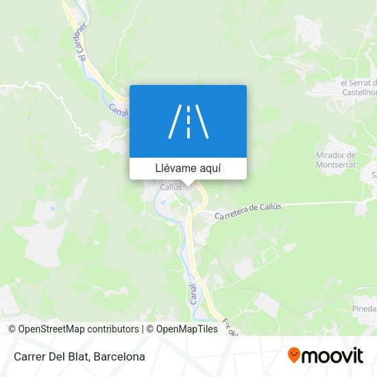 Mapa Carrer Del Blat