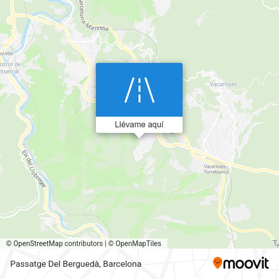 Mapa Passatge Del Berguedà