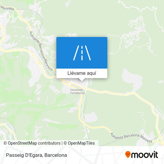Mapa Passeig D'Egara