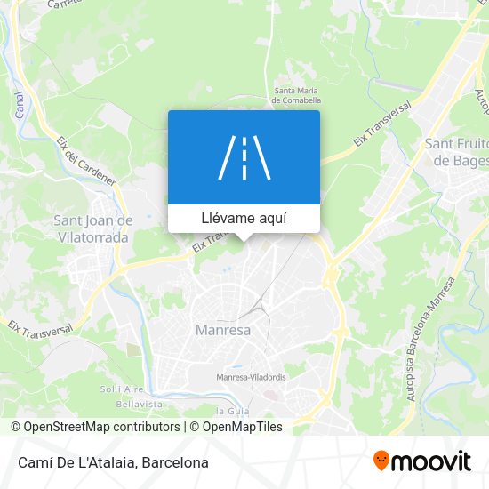 Mapa Camí De L'Atalaia