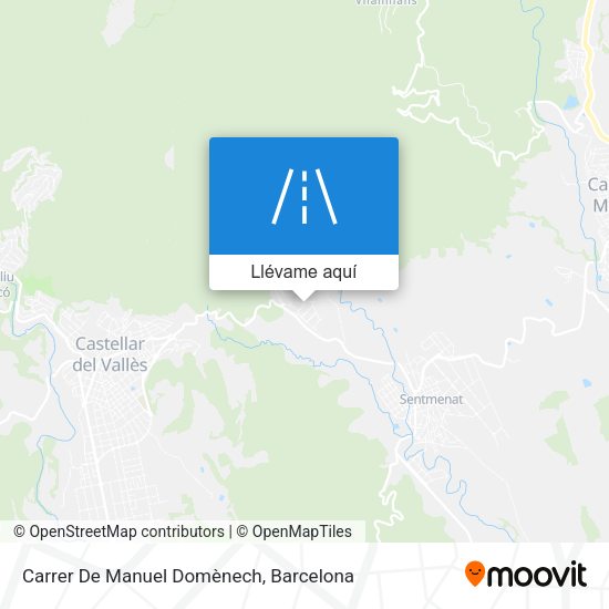 Mapa Carrer De Manuel Domènech