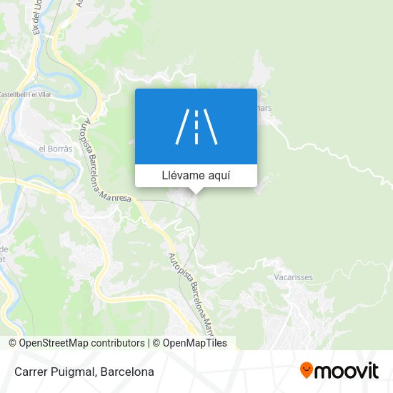 Mapa Carrer Puigmal