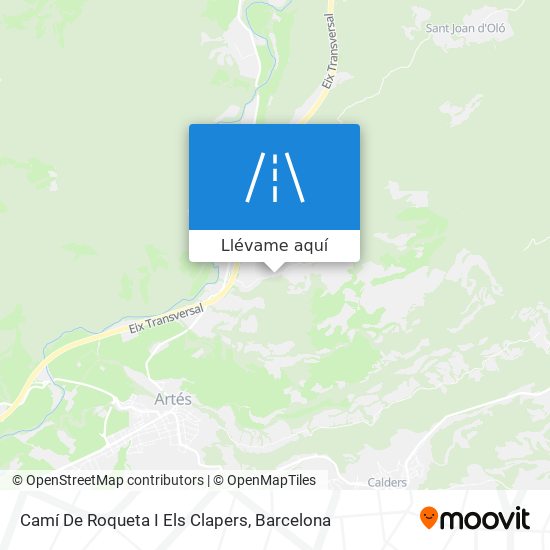 Mapa Camí De Roqueta I Els Clapers