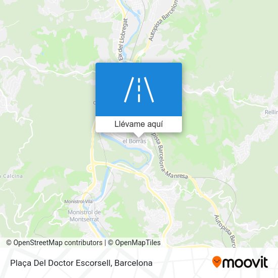 Mapa Plaça Del Doctor Escorsell