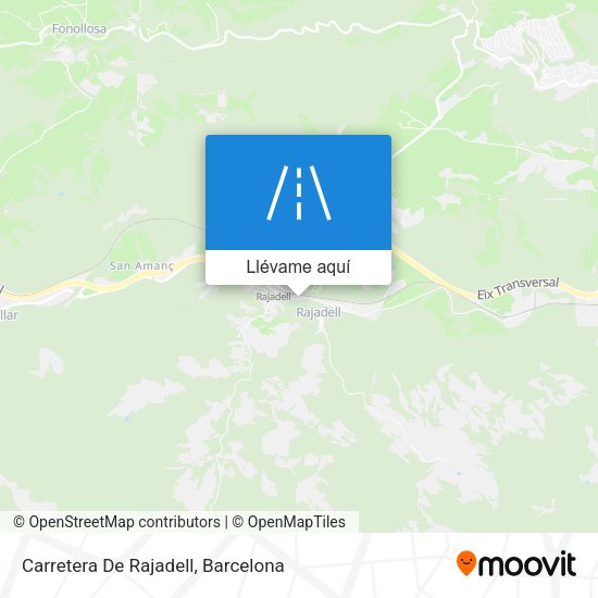 Mapa Carretera De Rajadell