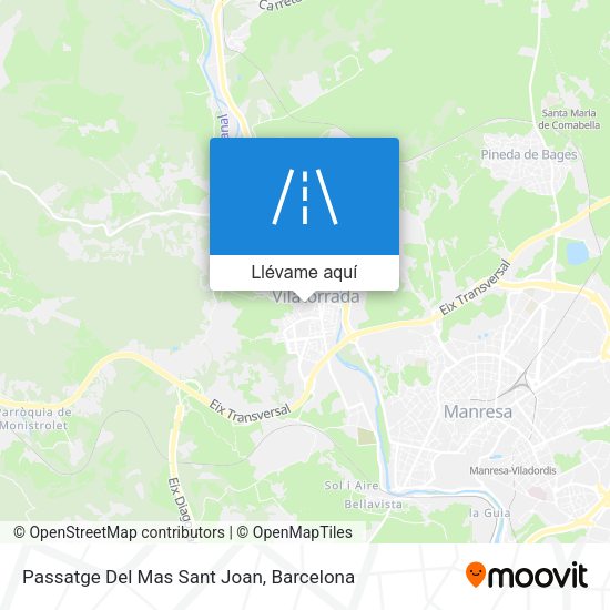 Mapa Passatge Del Mas Sant Joan