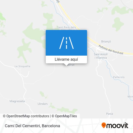 Mapa Camí Del Cementiri