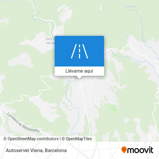 Mapa Autoservei Viena